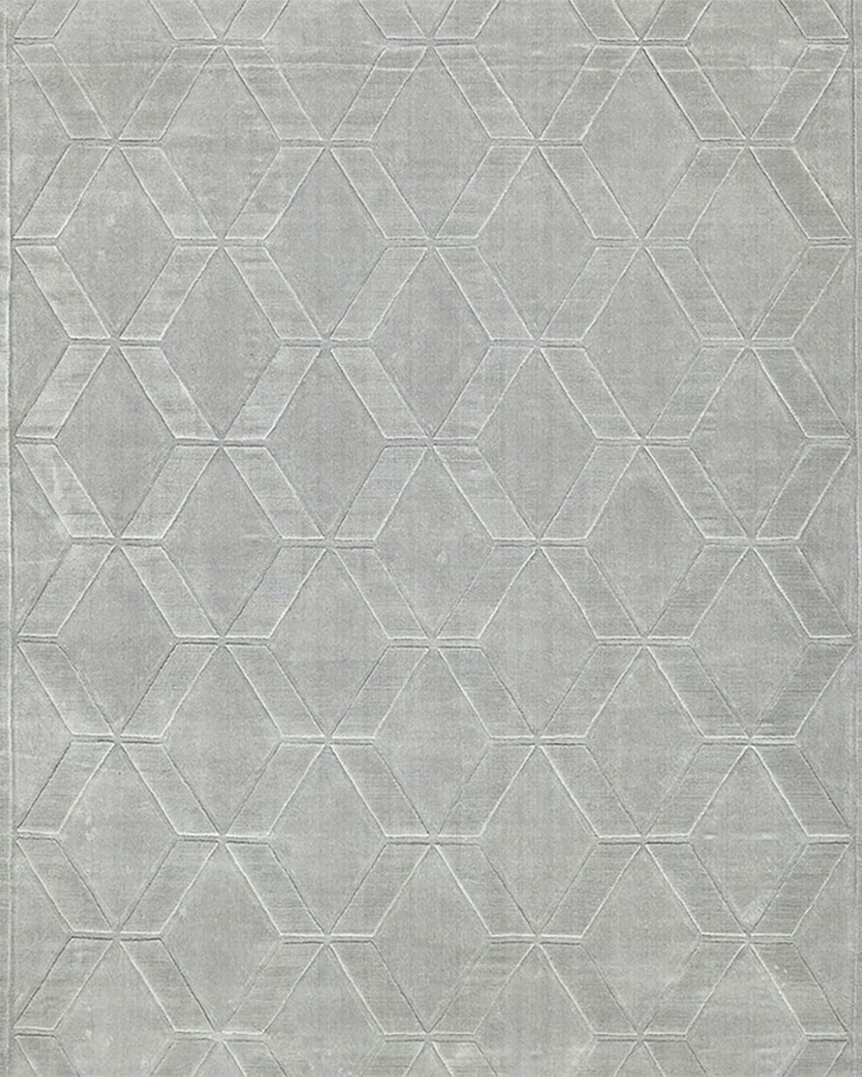 Brunello Hand-Loomed Light Silver Rug, 10' x 14'